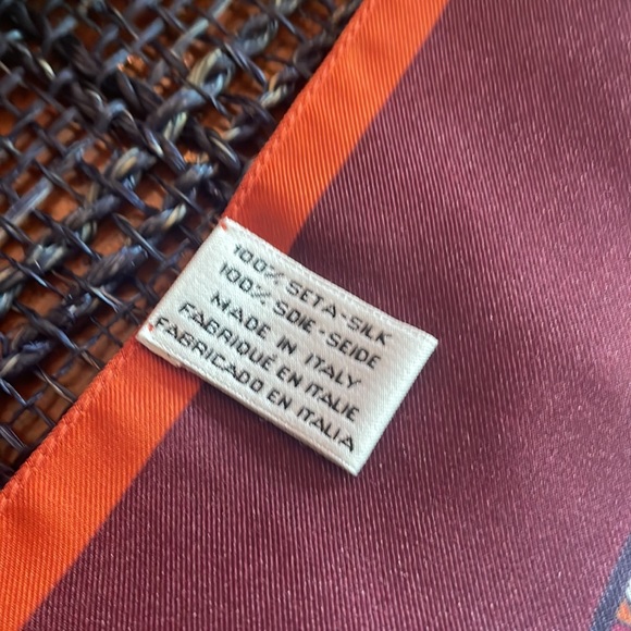 Authentic longchamp silk scarf.   New without tags